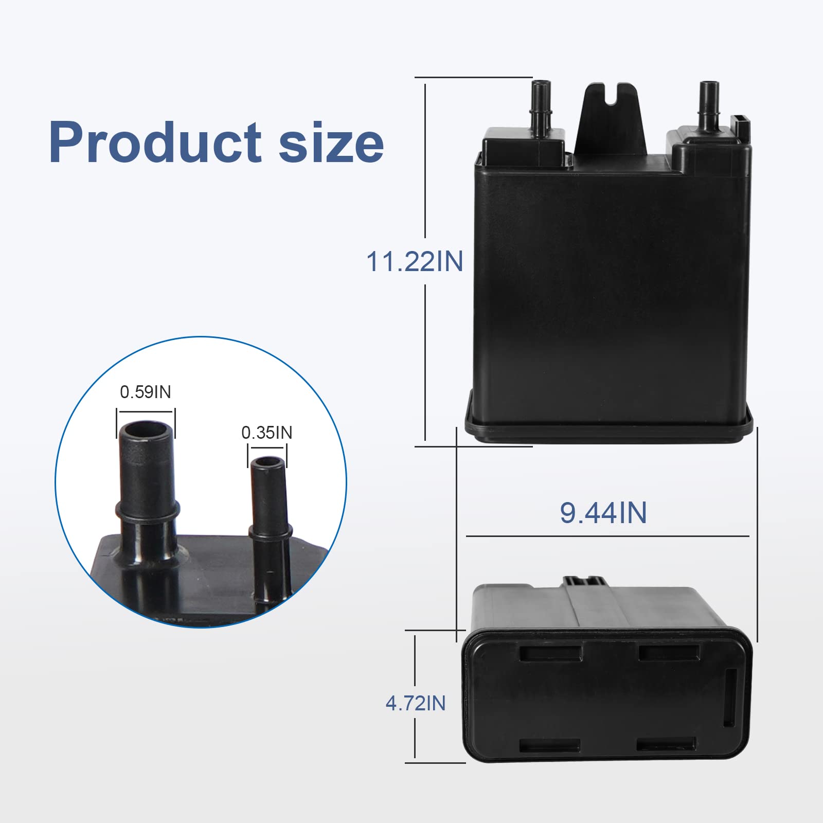 GSTP vapor canister for Hummer H2; supports reliable engine performance