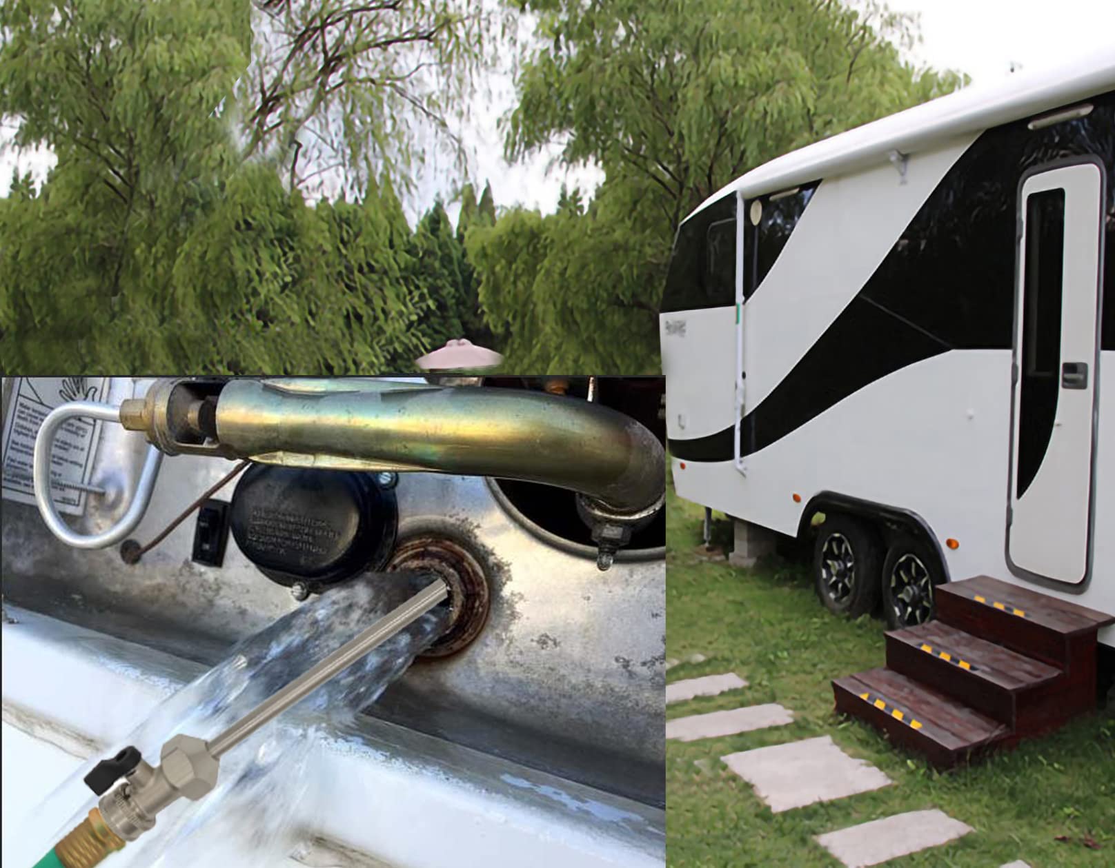 GSunny 3mm high-pressure nozzle detail for sediment removal.