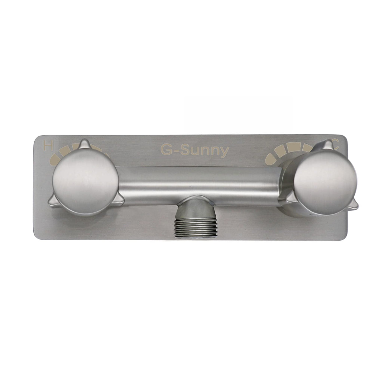 G-Sunny all-metal RV shower faucet assembly in brushed nickel for durable performance.