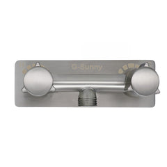 G-Sunny all-metal RV shower faucet assembly in brushed nickel for durable performance.