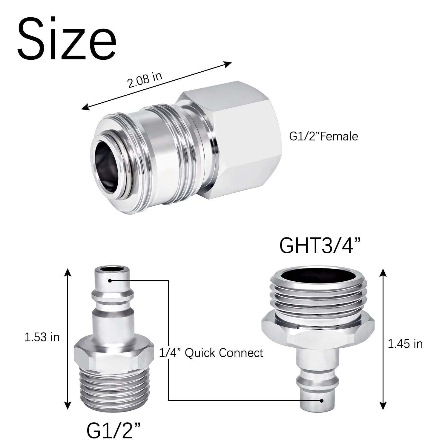 G-Sunny assembled kit in use on an RV exterior for convenient water access.