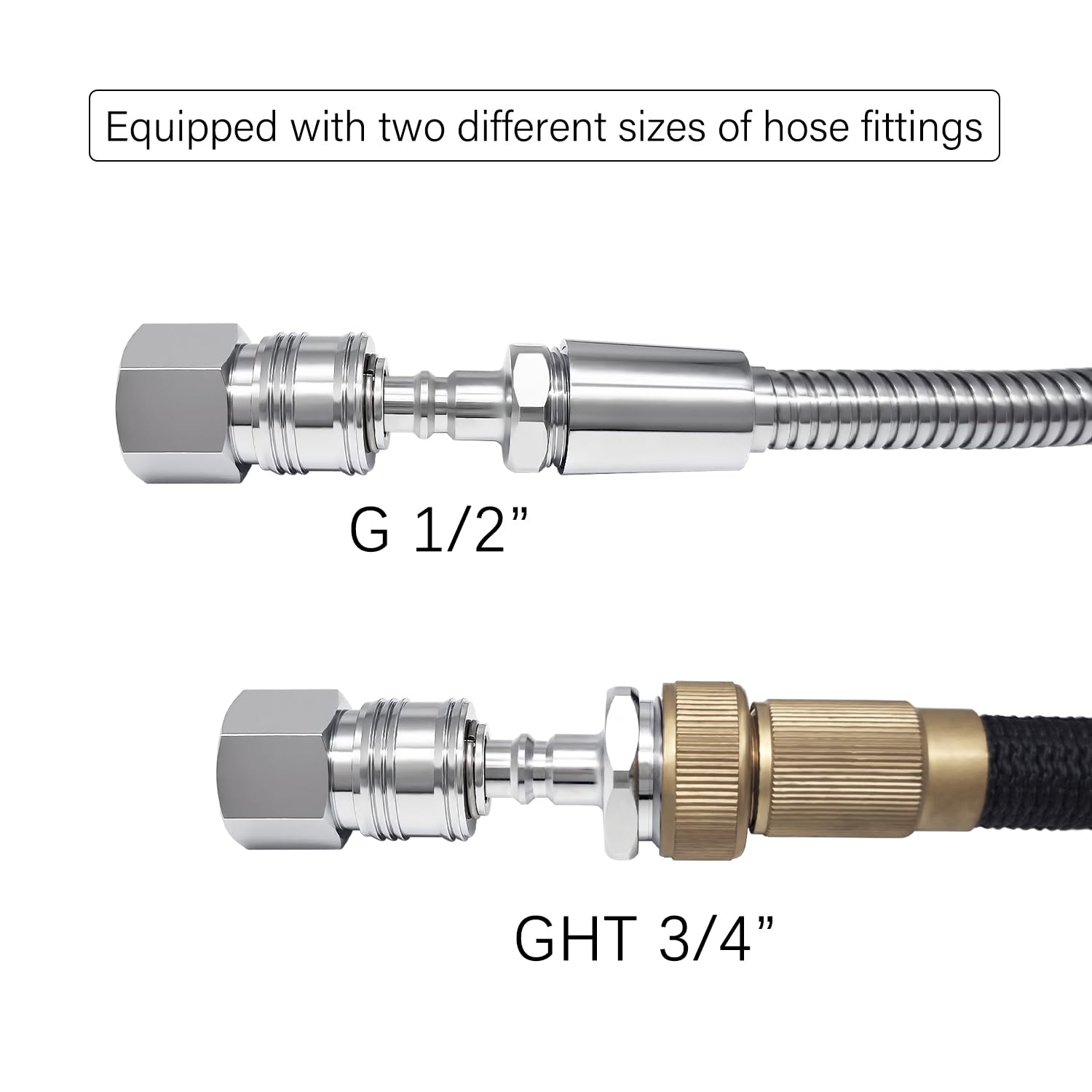 G-Sunny garden hose adapter 3/4-inch enables easy outdoor watering connections.