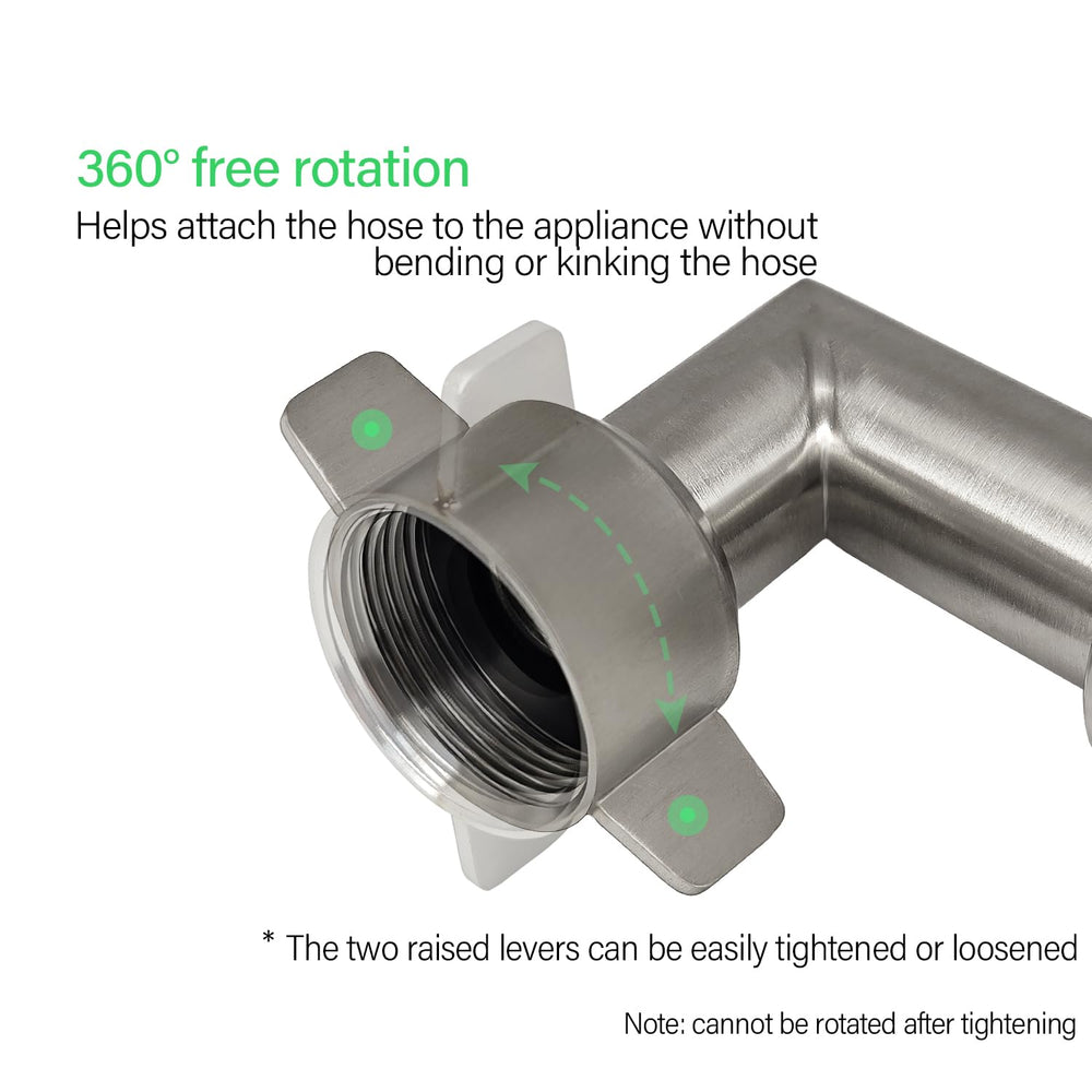 G-Sunny swivel easy-grip nut for quick, tool-free installation