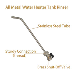 GSunny close-up of metal tube and threaded connection.