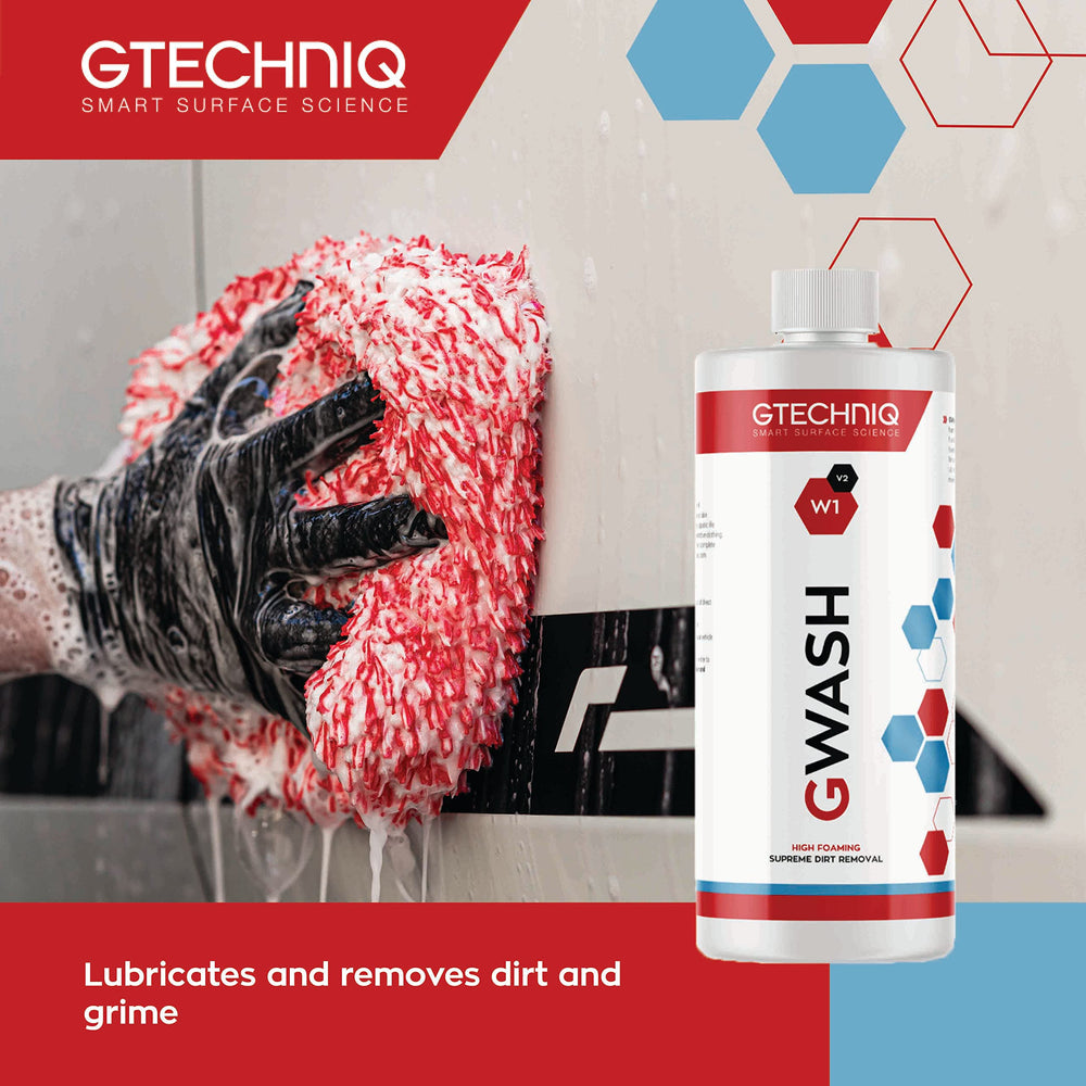 Gtechniq car shampoo aids dirt bond breaking for a cleaner finish