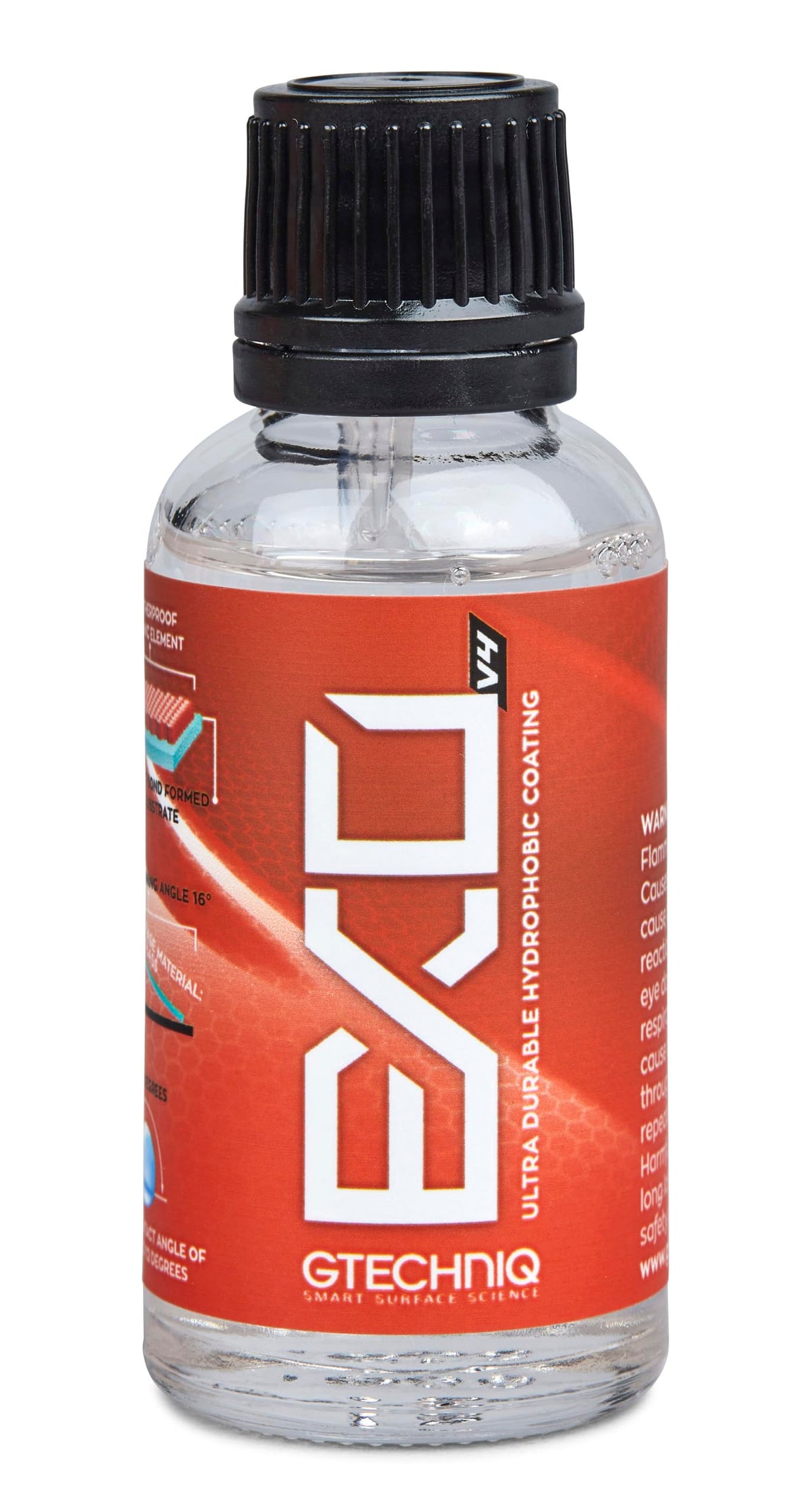 Gtechniq EXO bottle closeup with premium packaging for easy identification.