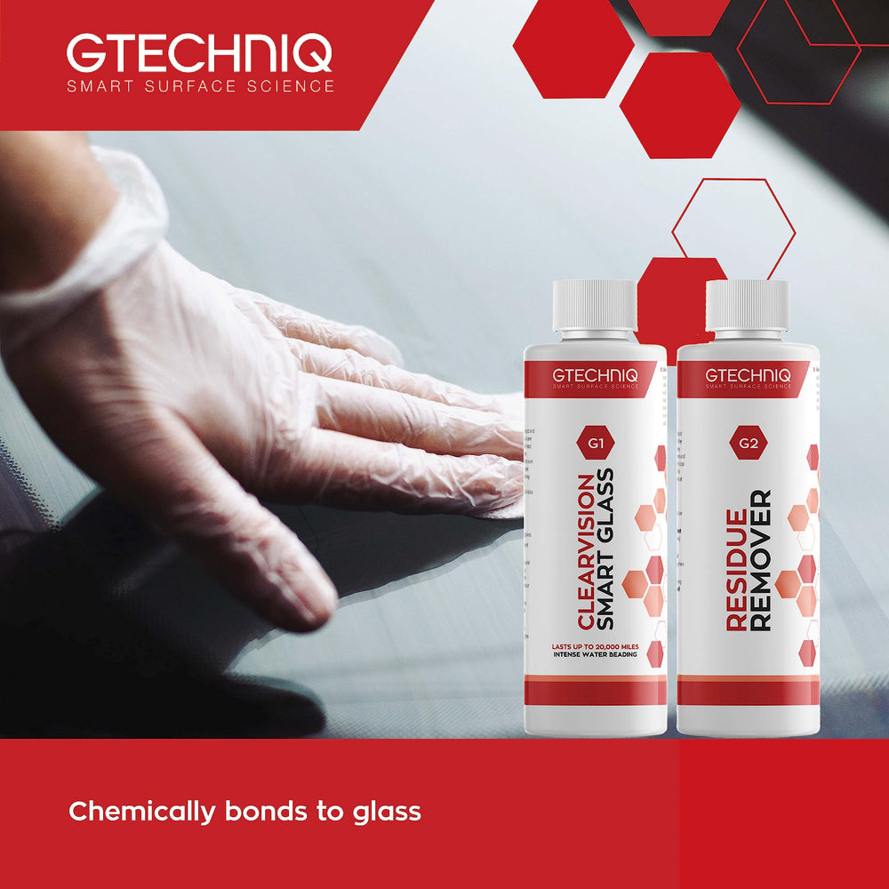 Gtechniq G1 rain visibility improvement during wet conditions.
