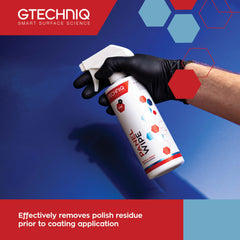 Gtechniq Panel Wipe microfiber cloth safely wipes all paint and alloy finishes.
