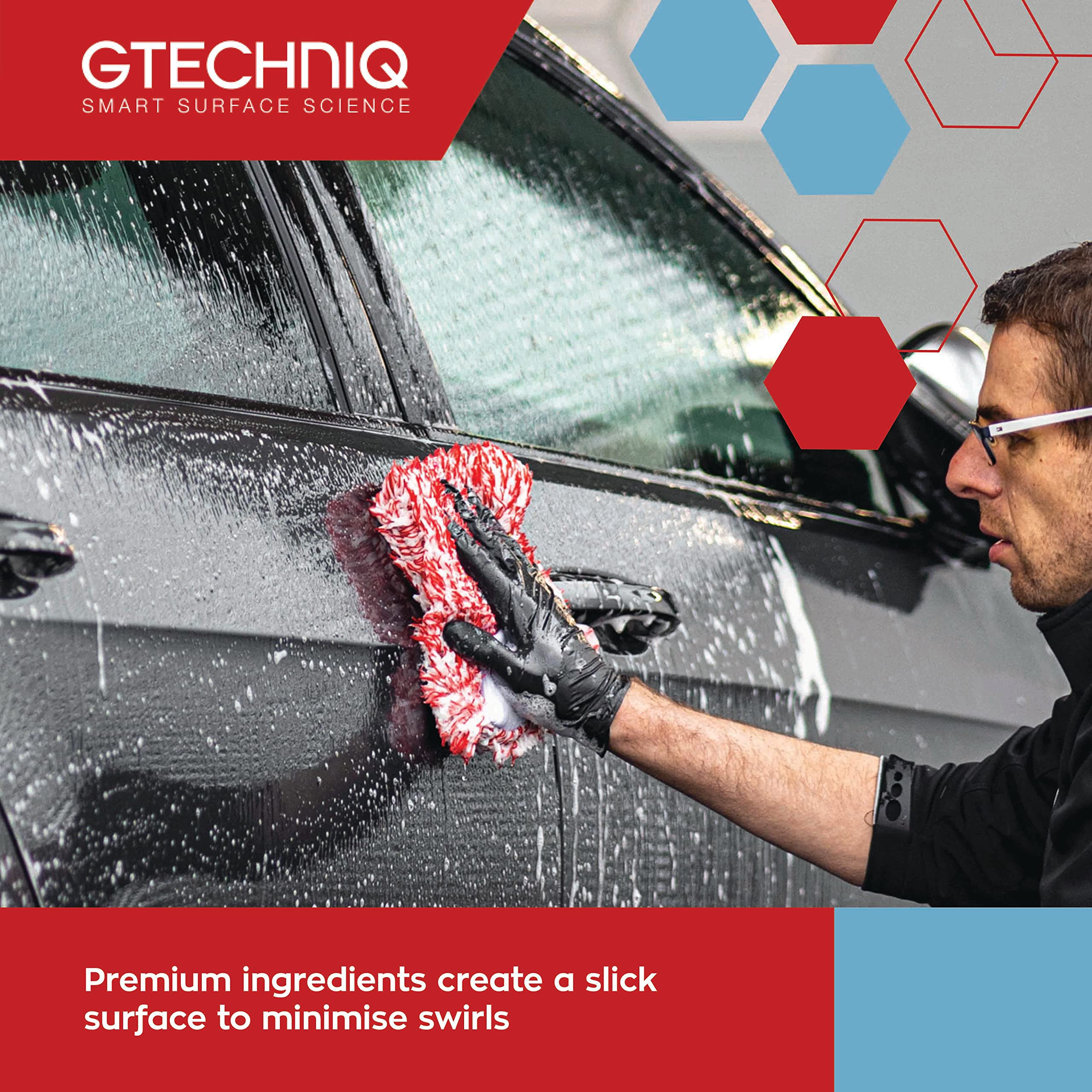 Gtechniq pink grapefruit fragrance enhances the washing experience
