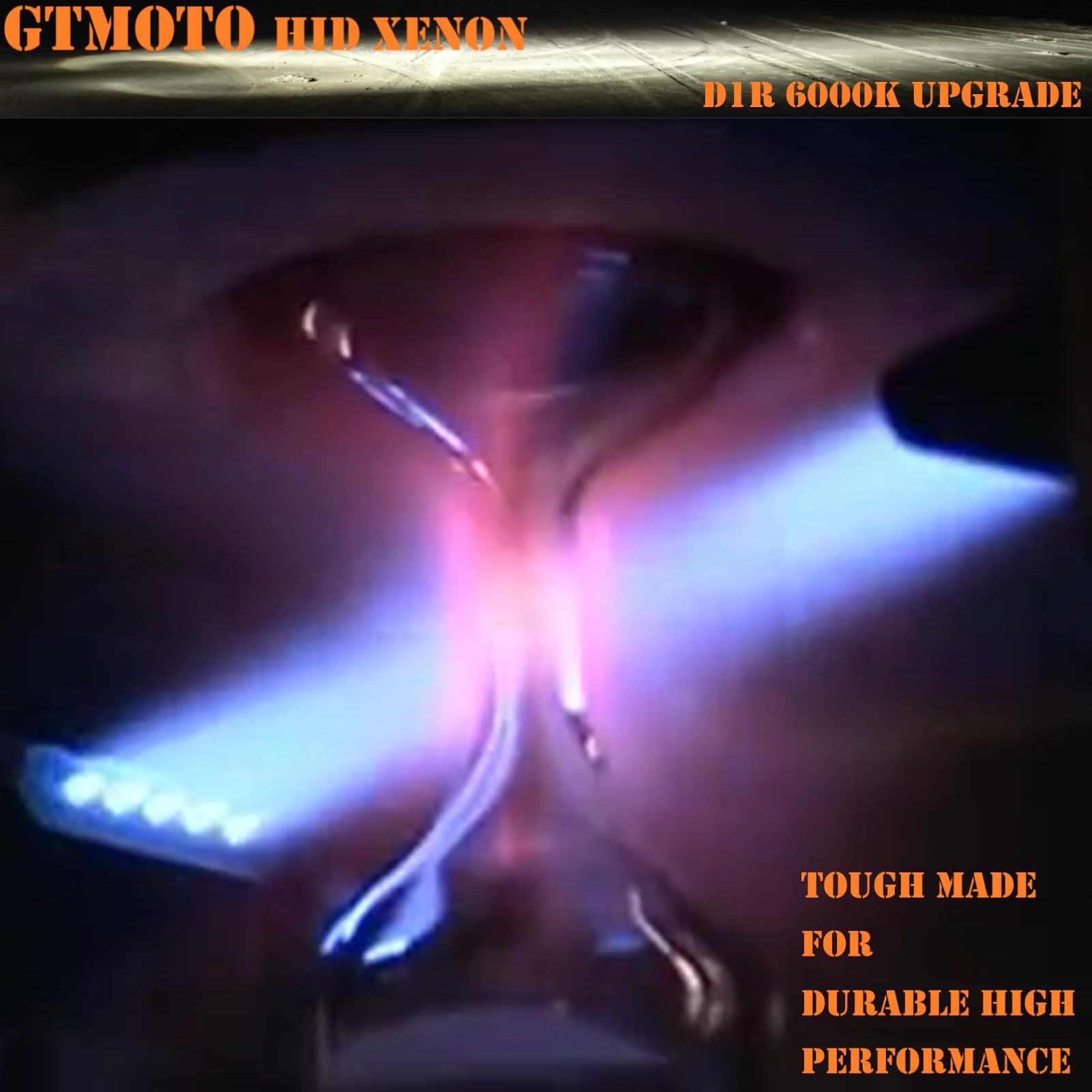 GTMOTO D1R xenon bulbs boost night safety with focused Escalade Ext lighting