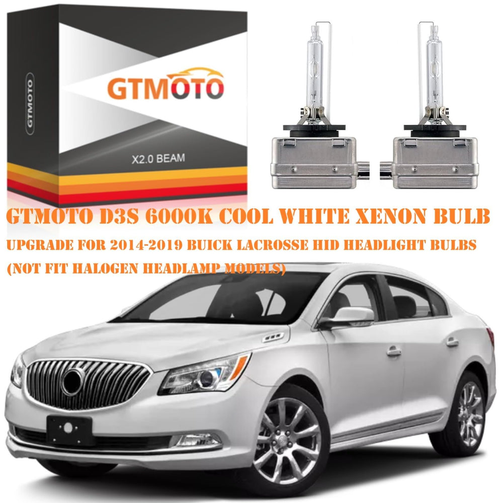 GTMOTO D3S/C1 compatibility note for Buick Enclave front lamps.