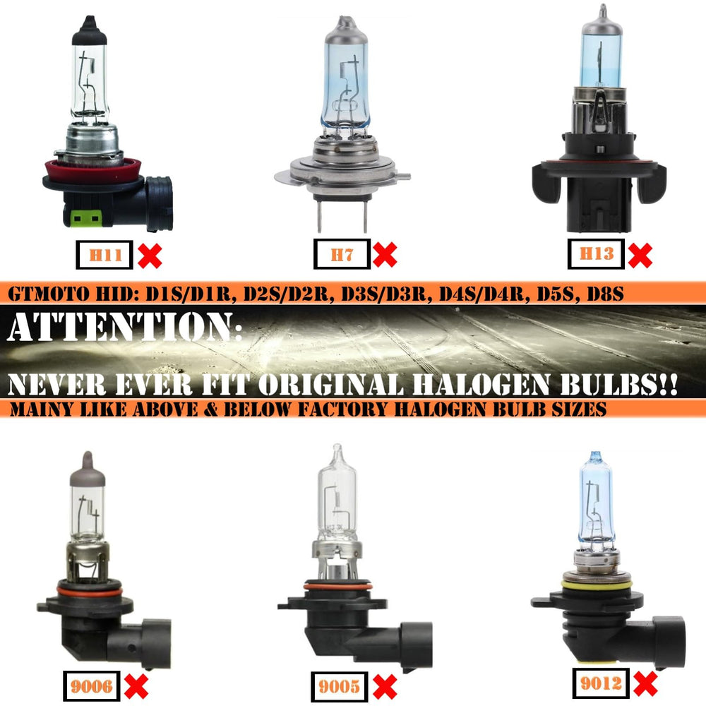 GTMOTO D3S-C1 HID with quartz glass for long-lasting reliability