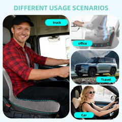 GtuiBugt cushion with non-slip bottom stays in place and is easy to wash.