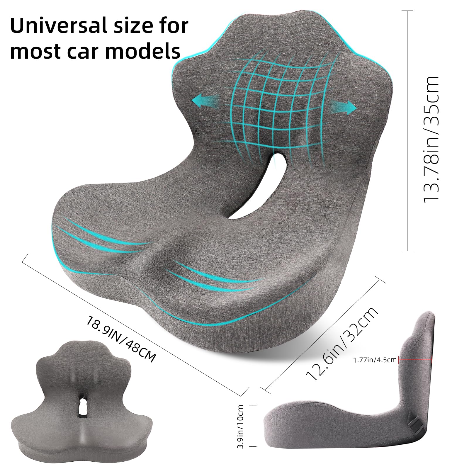 GtuiBugt office-chair cushion supports posture during desk work.