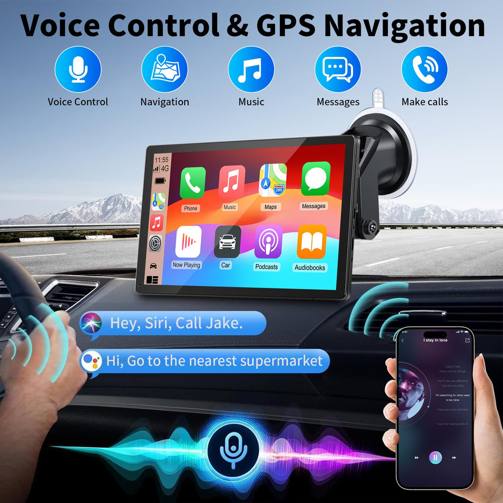 GTVFS mounted in car dashboard demonstrating easy plug-and-play installation
