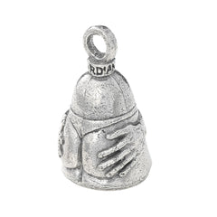 Guardian Bell AssMan closeup pewter finish highlights authentic US-made craftsmanship.