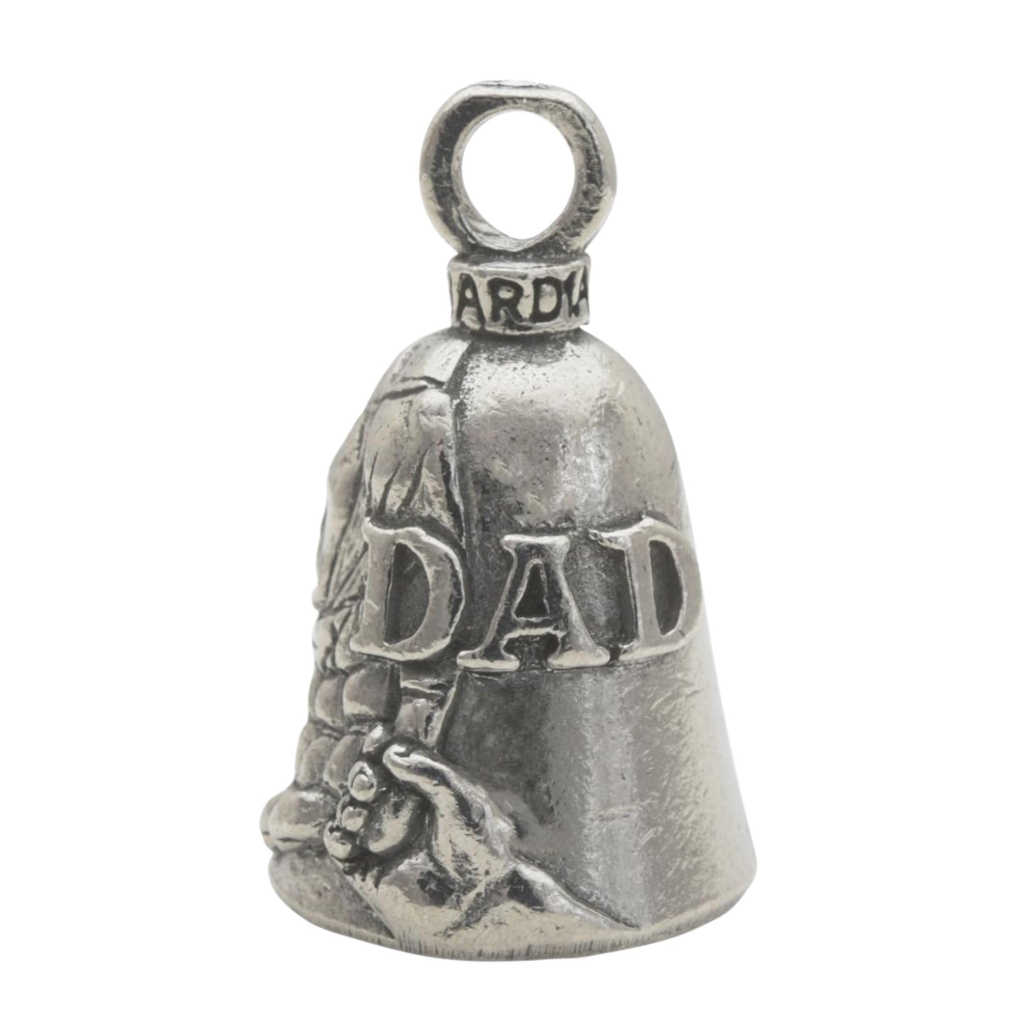 Guardian Bell front view highlights handcrafted pewter for riders