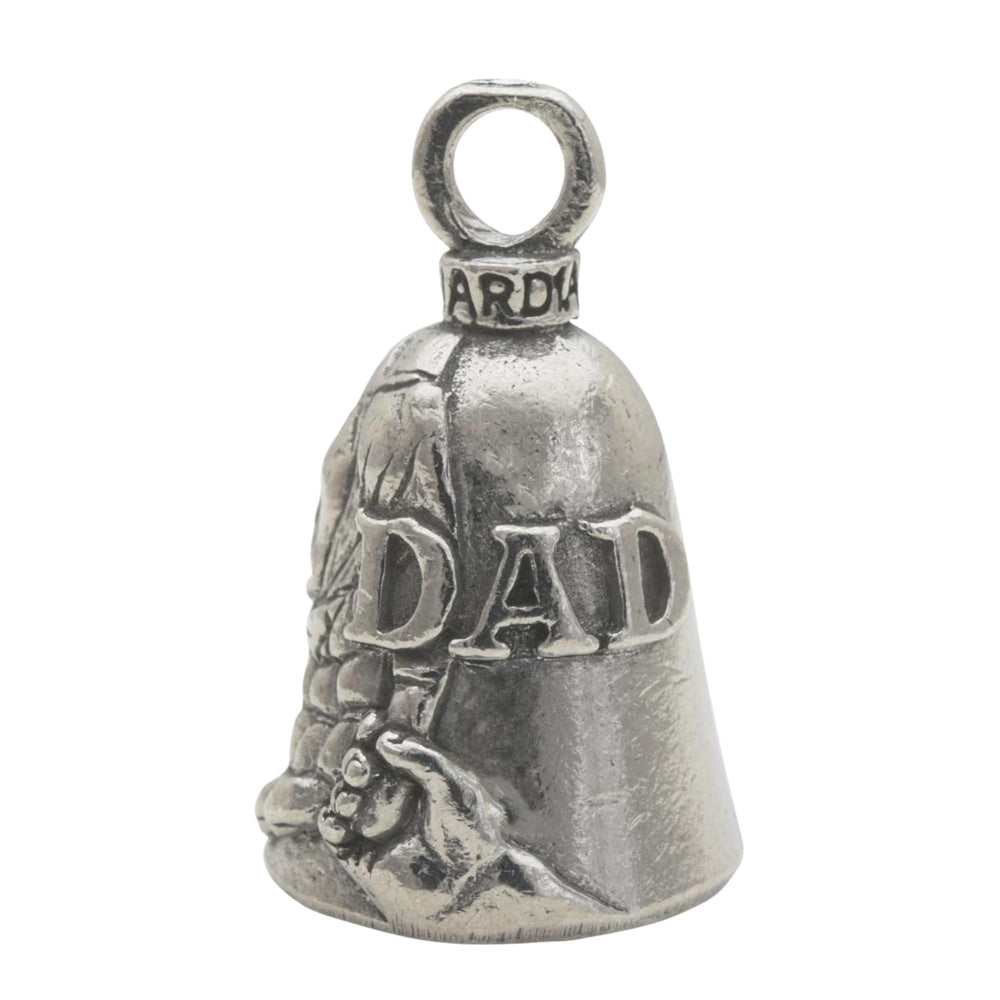 Guardian Bell front view highlights handcrafted pewter for riders
