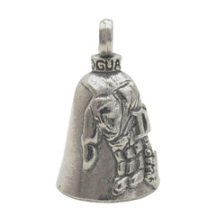Guardian Bell in hand shows compact size for easy attachment