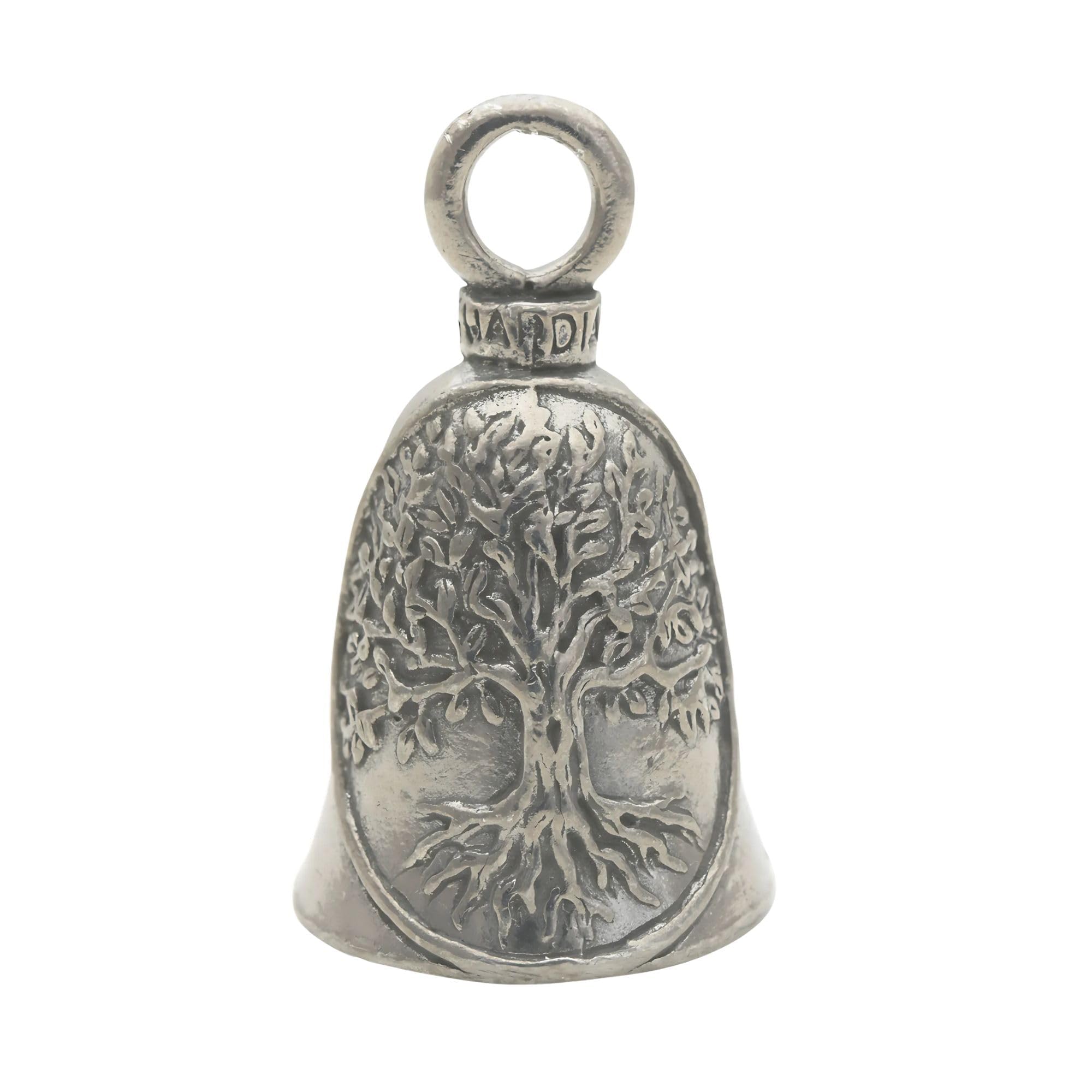 Guardian Bell Tree of Life pewter bell with keyring for riders