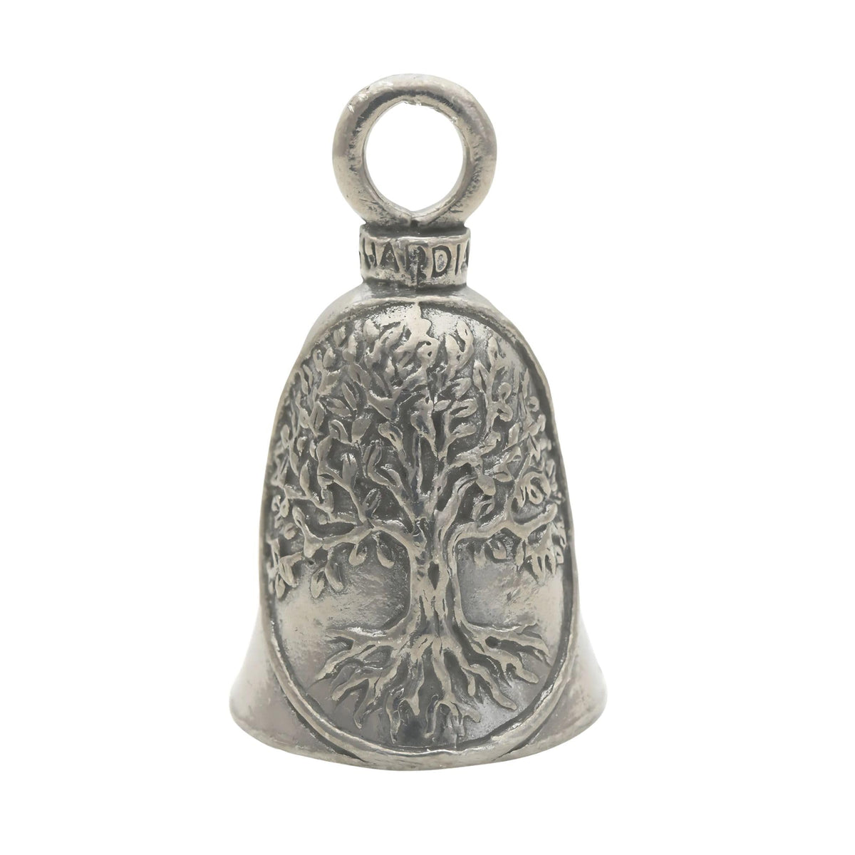 Guardian Bell Tree of Life pewter bell with keyring for riders