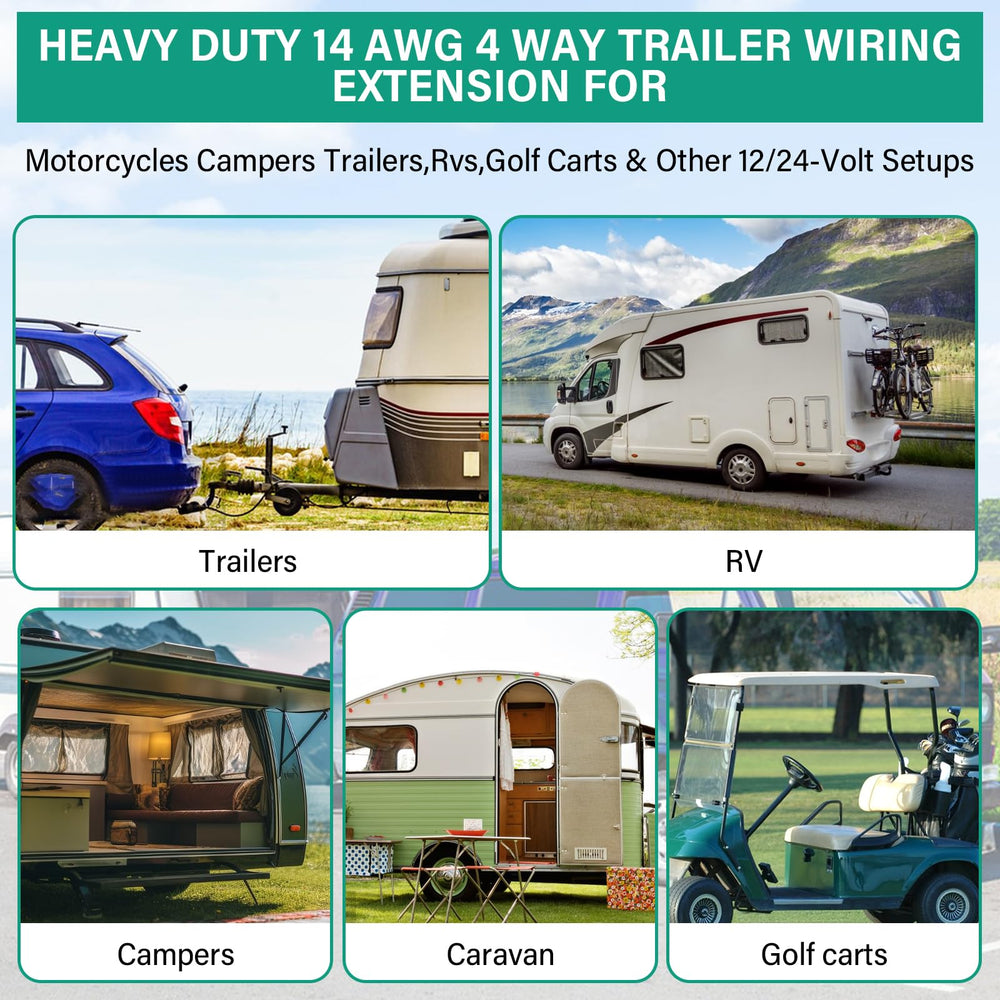 Gubrdfrsod trailer light wiring harness installation guide for RVs and boats