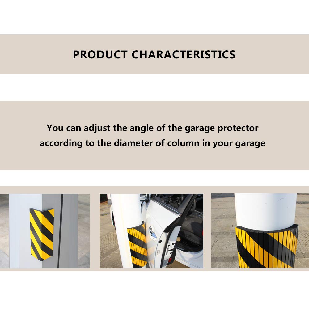 GUEQUITLEX reflective safety strips draw attention to potential hazards