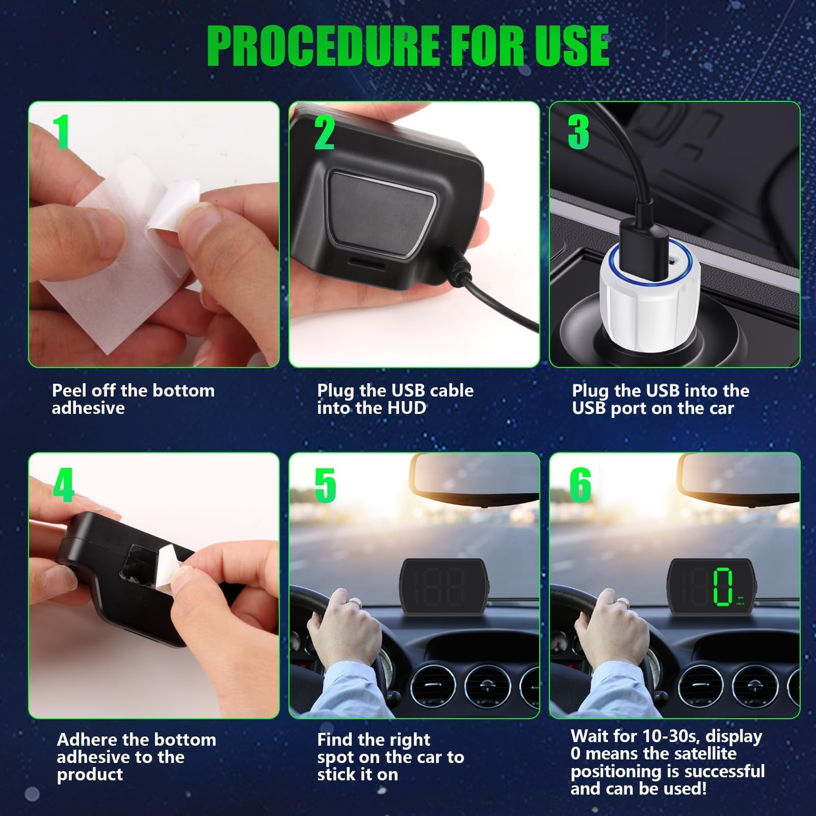 GUGUMO speedometer installation clip and mount for flexible placement.