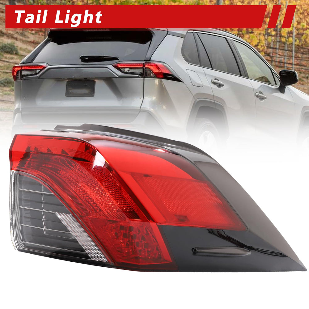 GuiTT LED tail light for RAV4 plug-and-play assembly offers quick, tool-free installation