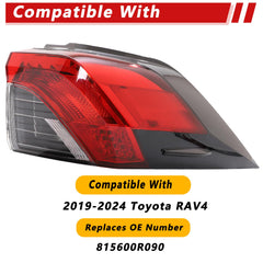 GuiTT LED tail light for RAV4 rear brake light assembly designed for all-weather performance
