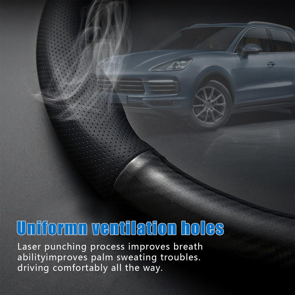 gunhunt four-seasons steering wheel cover keeps hands comfortable in heat and cold