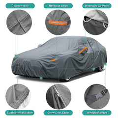 GUNHYI cover features mirror pockets and windproof straps