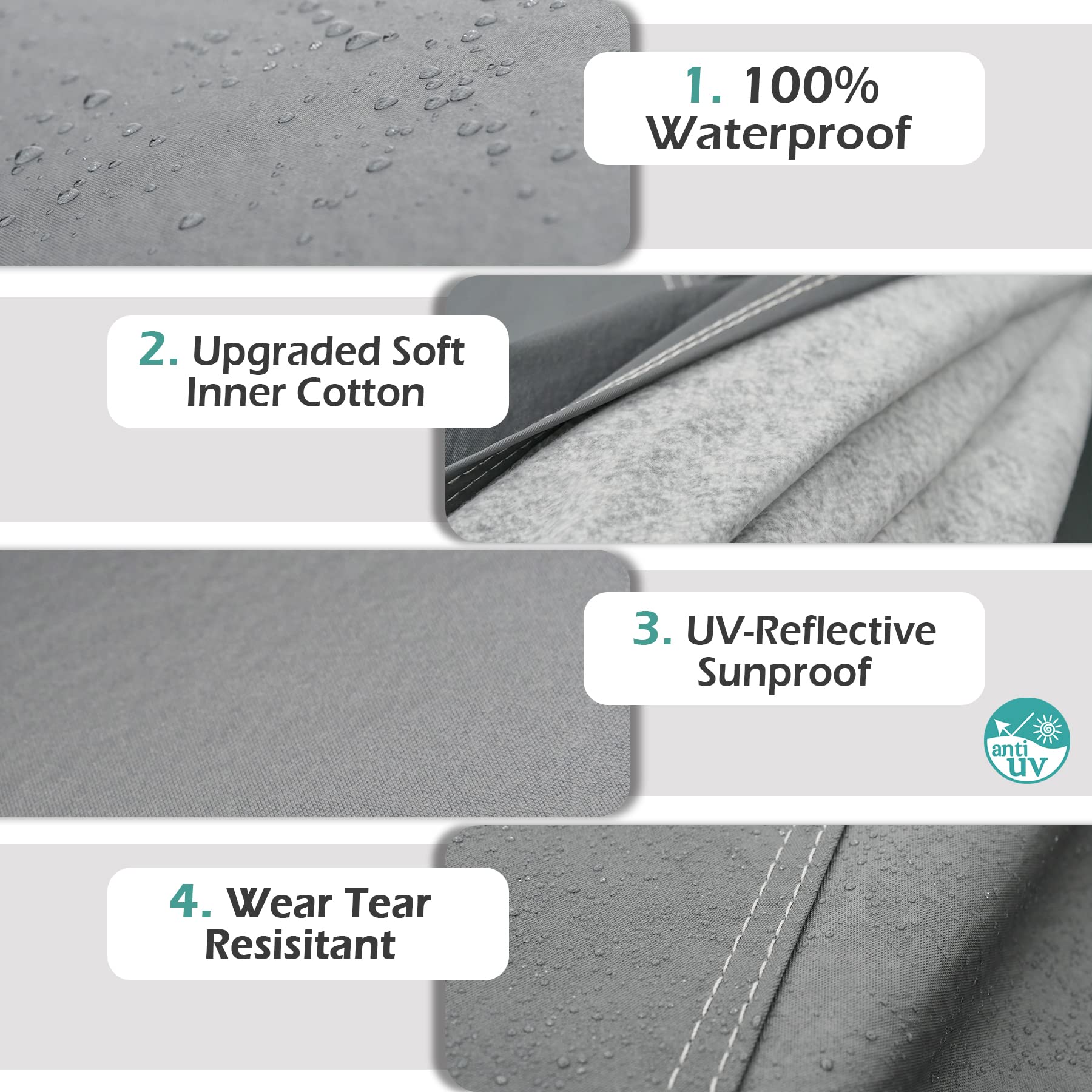 GUNHYI soft cotton inner lining protects paint during storage