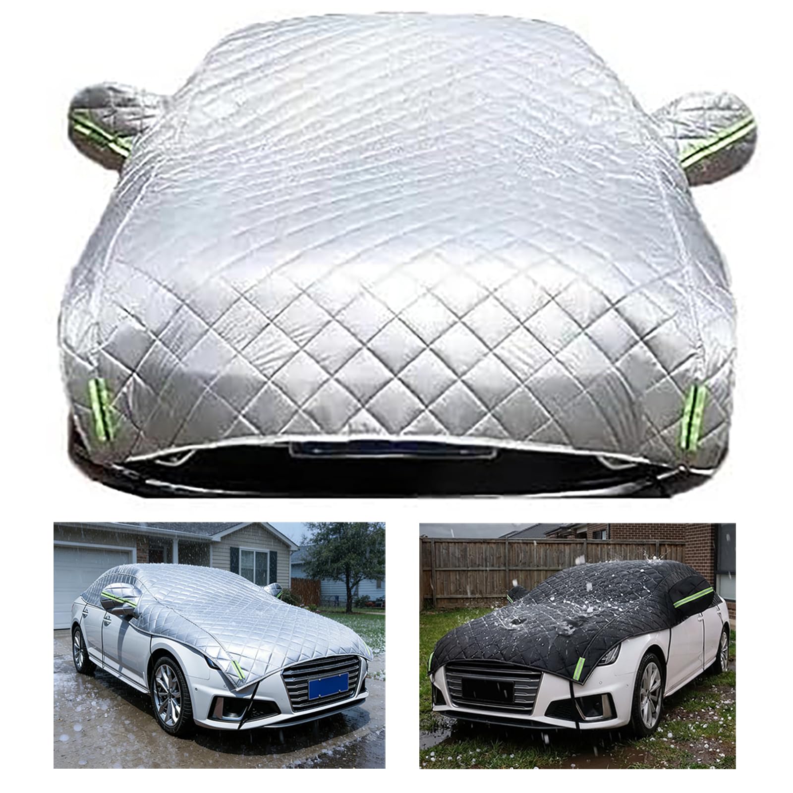 GUOPKXF Hail Protector middle cotton layer helps retain cabin warmth in cold weather.