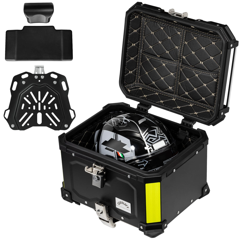 Gurblofy compact top case design ideal for daily commuting and trips.