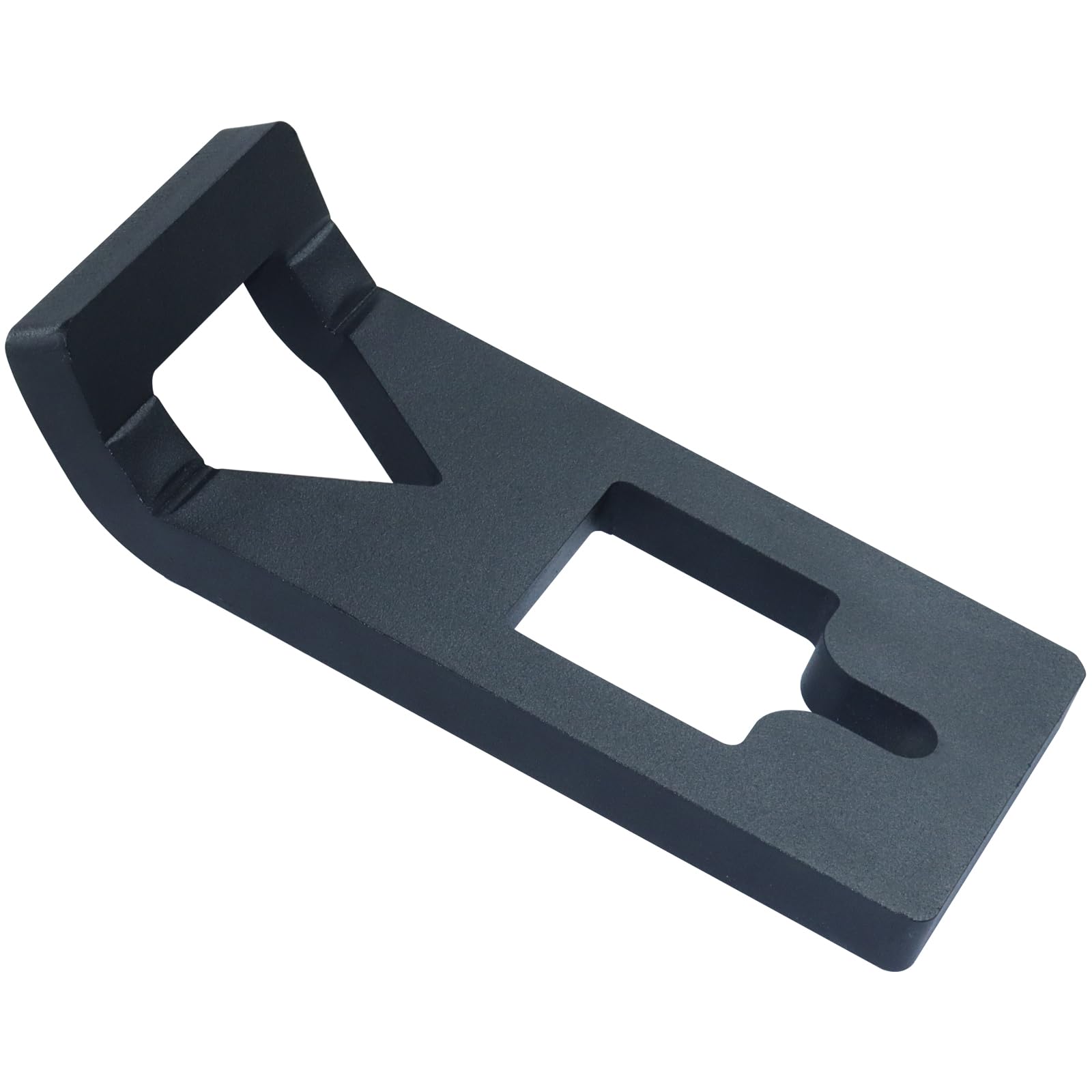 GUSUHAWK T-Post Puller Plate front view shows compact, sturdy design for ground removal