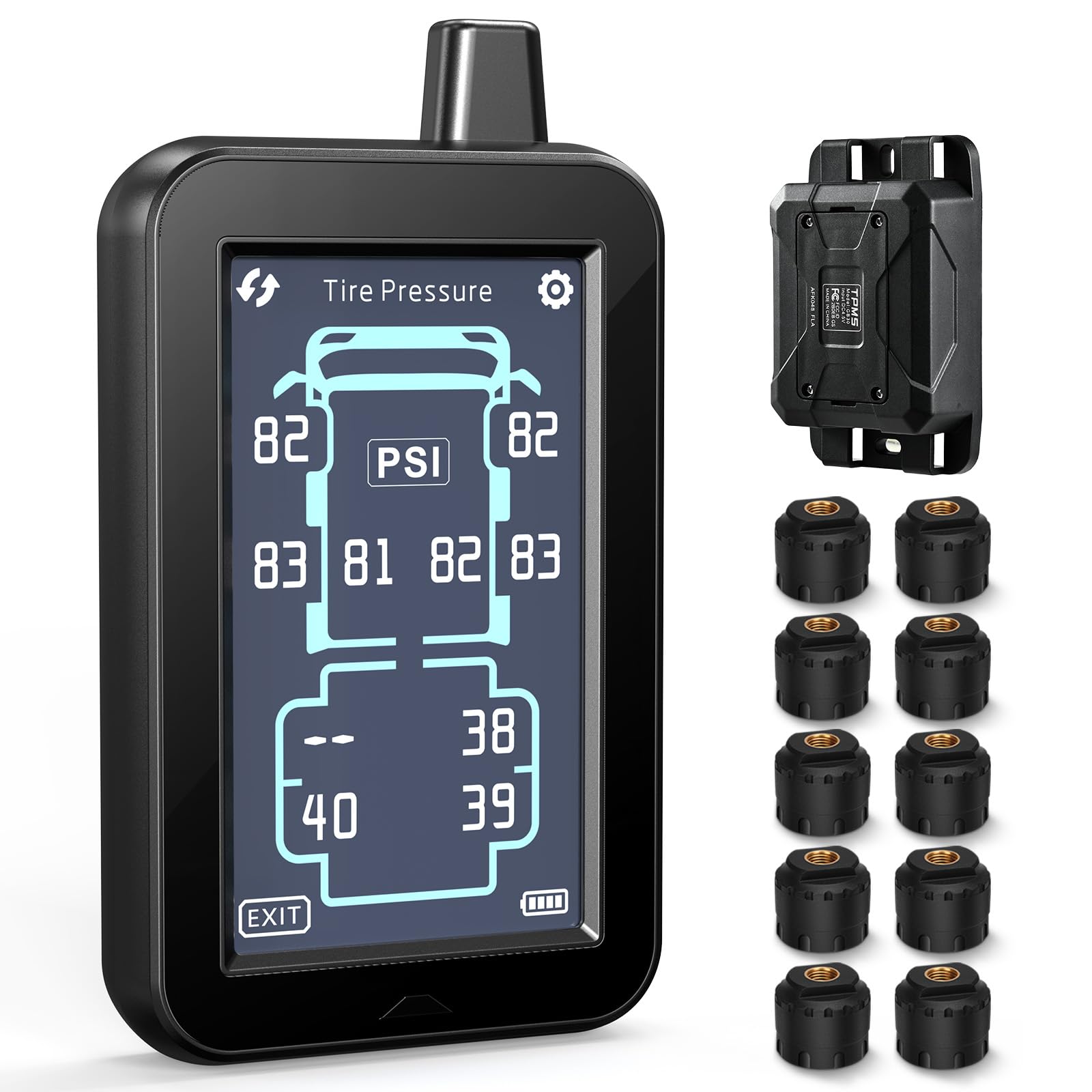 GUTA GT80 4.3-inch color display for easy RV TPMS monitoring
