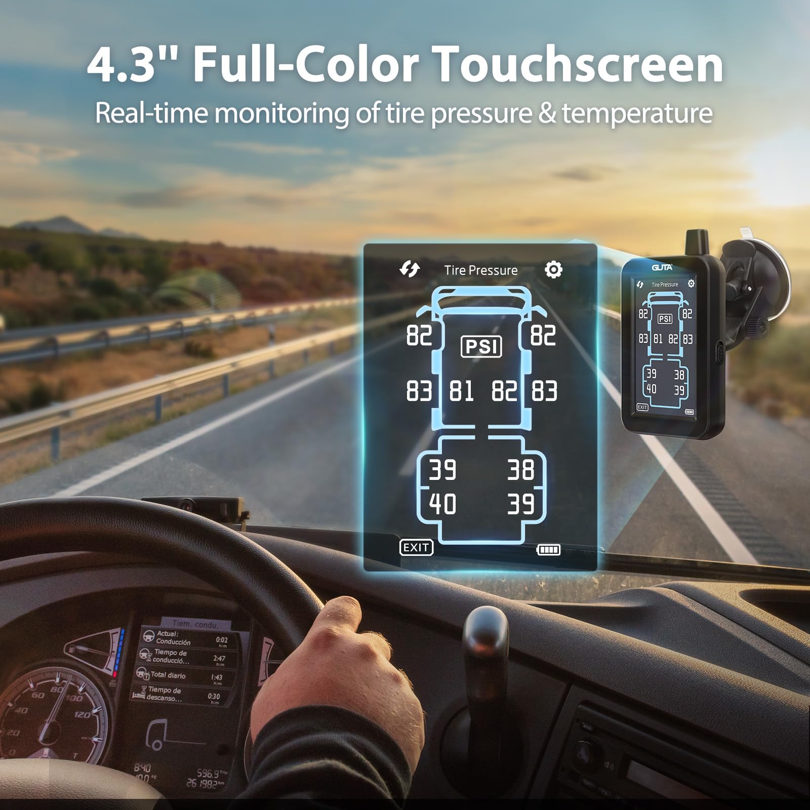 GUTA GT80 advanced alarm modes notify high/low pressure and temperature