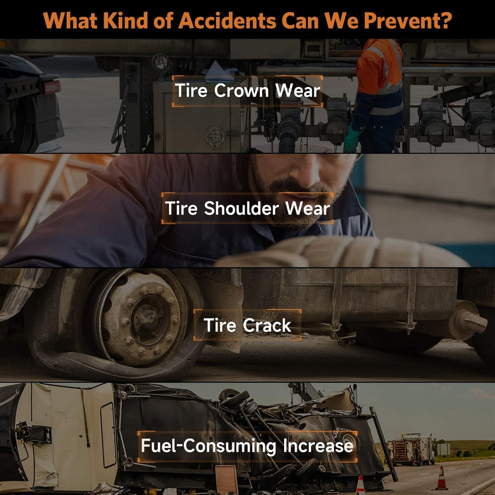 GUTA RV TPMS ten-tire quick view supports complex RV layouts