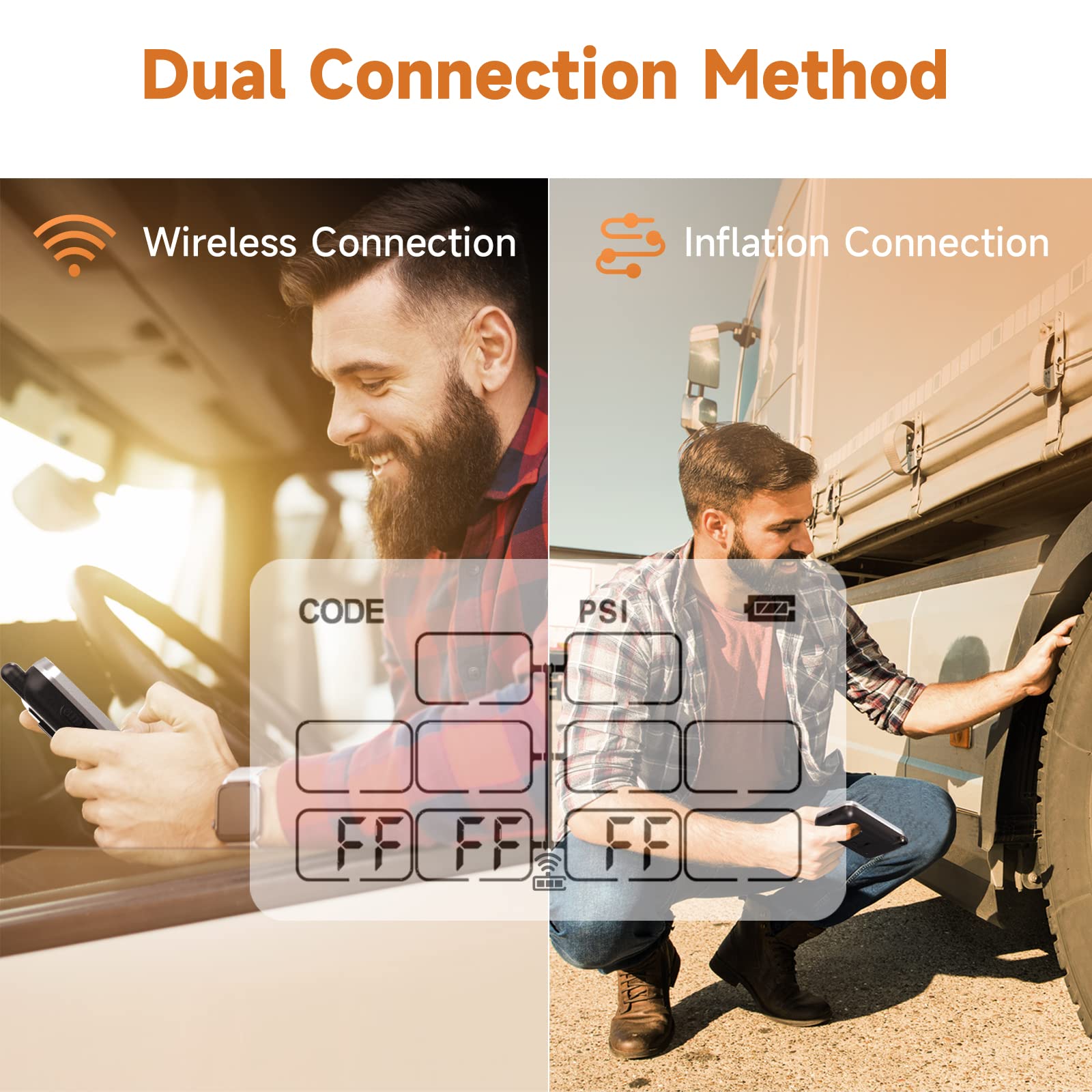 GUTA Trailer TPMS alarm notifications keep you informed on the road.