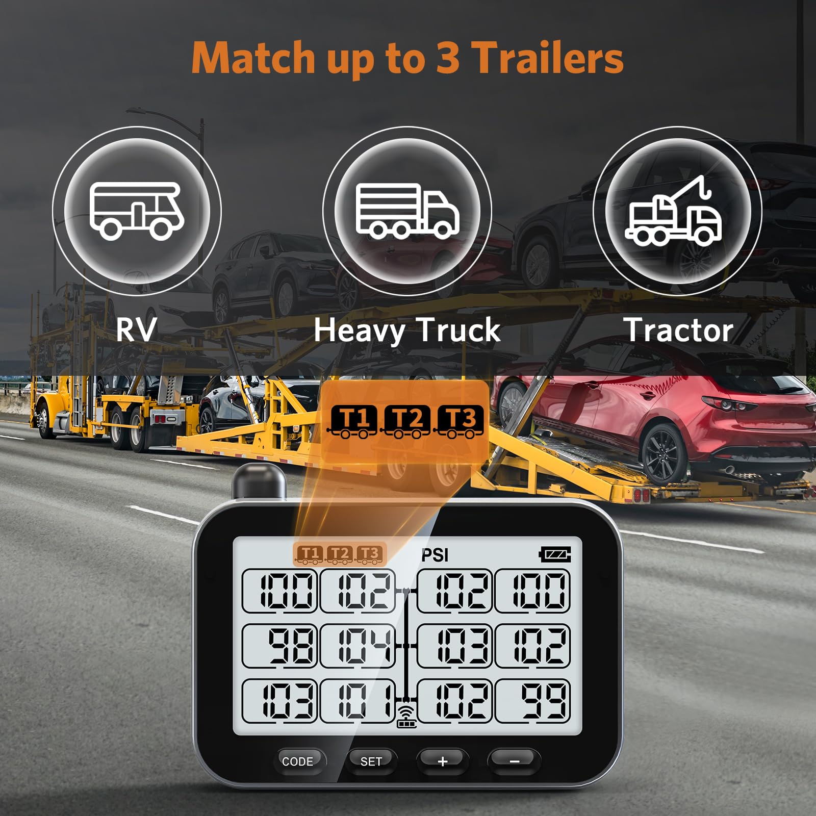 GUTA TPMS valve sensors attach to stems for accurate readings