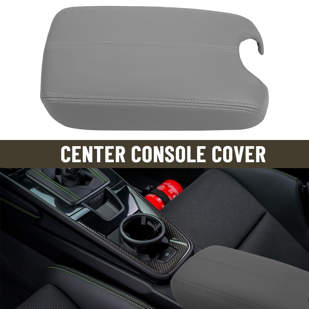 Gutauto armrest cover leather texture close-up highlighting PU material