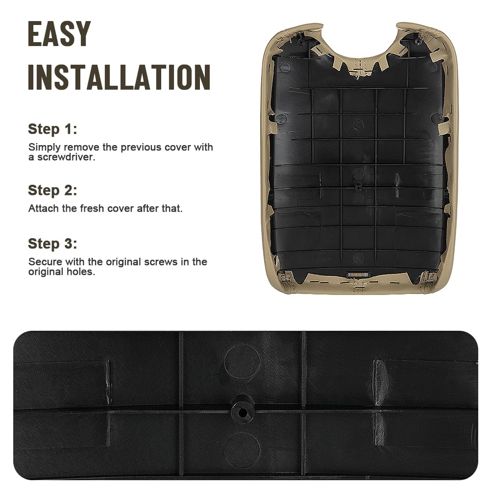 Guteauto waterproof console pad protects interior from spills