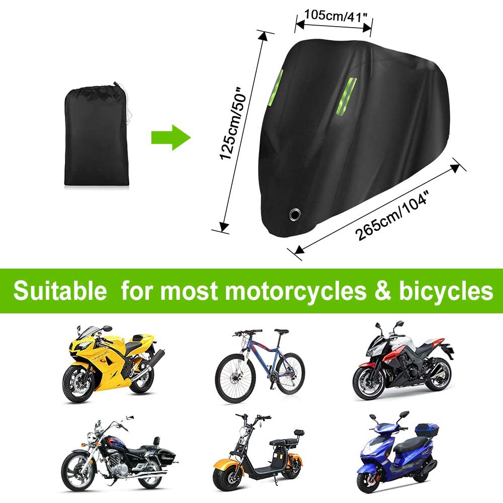 Gutupet universal fit for motorcycles and scooters up to 105 inches