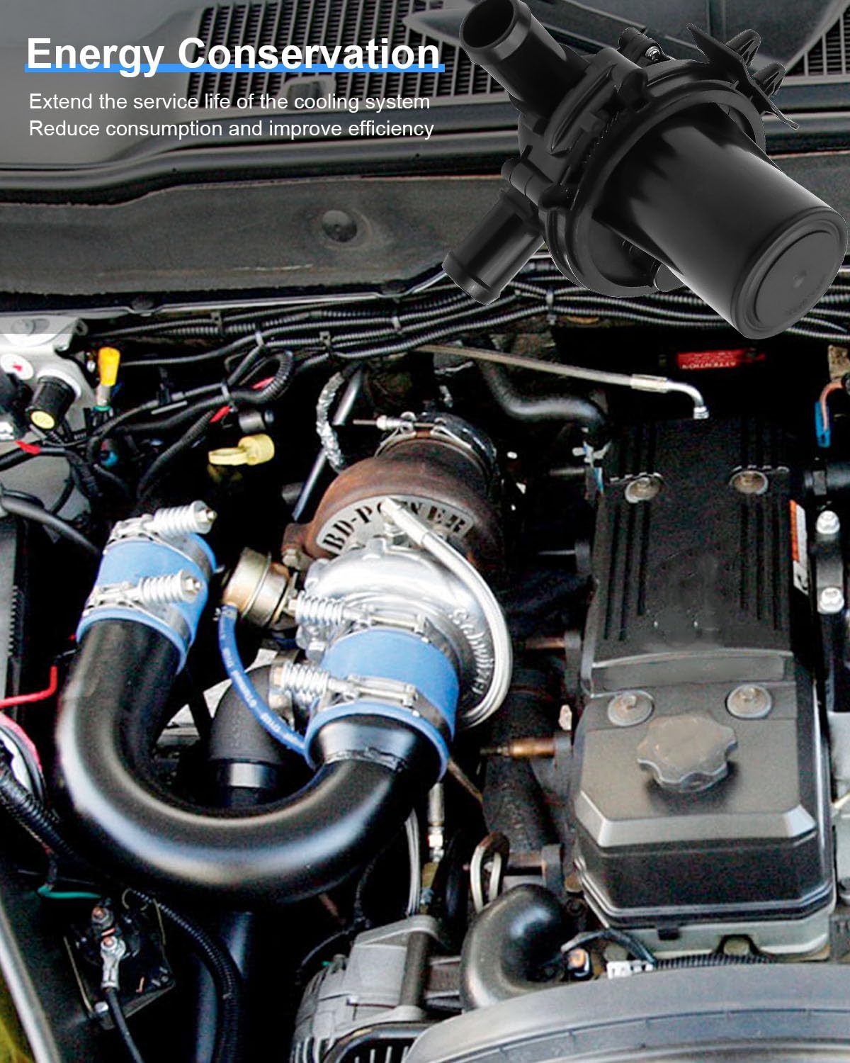 Guziko 3-way valve compatible with 3.6L V6 and 5.7L V8 Ram.