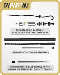 GVPART4U installation connectors included with liftgate struts kit