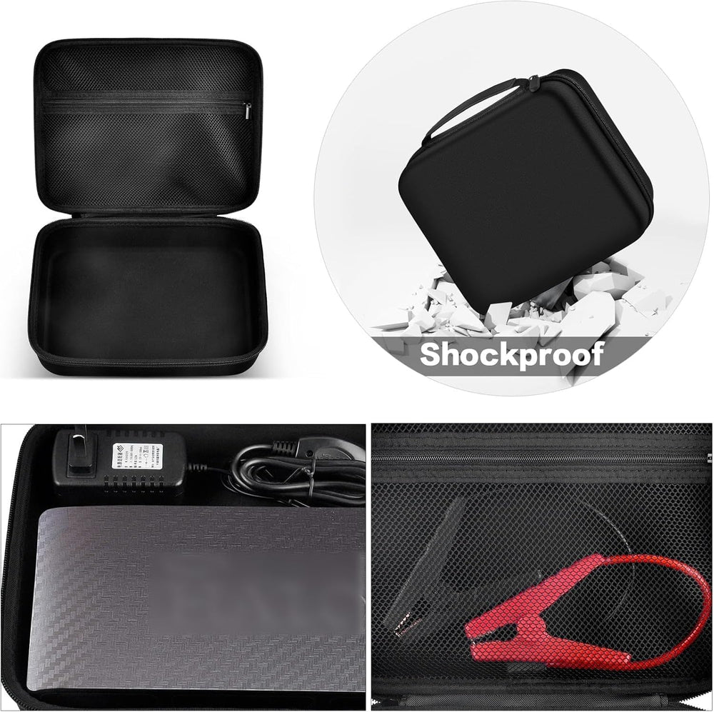 GWCASE shockproof EVA material shields the jump starter from damage