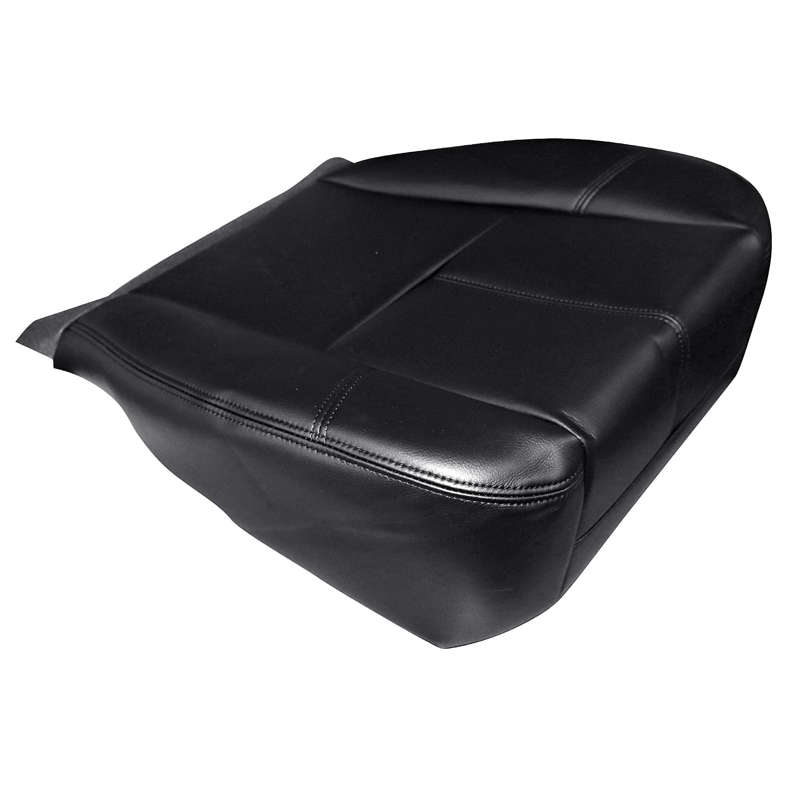 GXARTS driver bottom seat cover in black protects Suburban upholstery from wear and stains