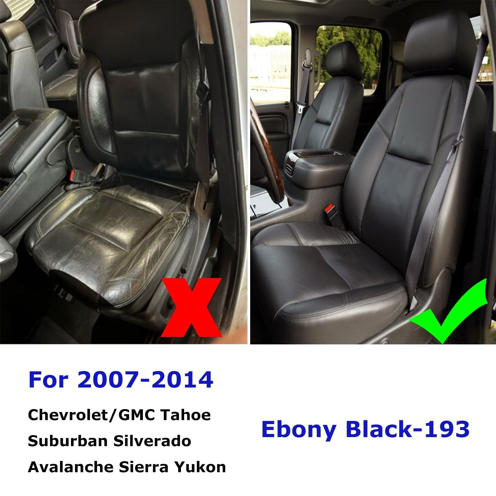 GXARTS passenger bottom seat cover for Avalanche protects seats on family trips
