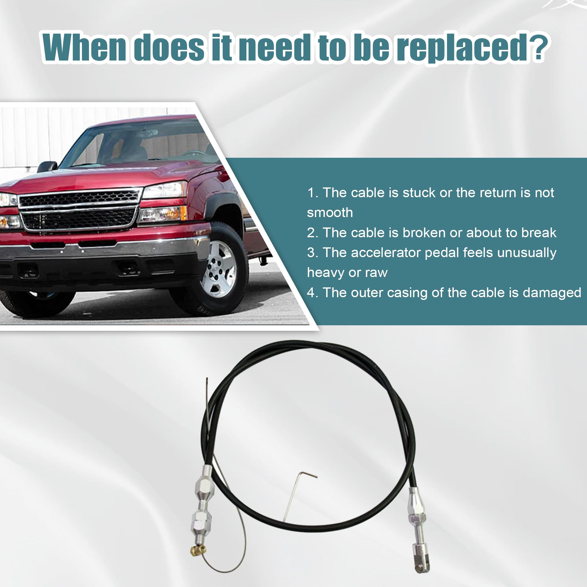 Quality inspection process for GXARTS throttle cable before shipping